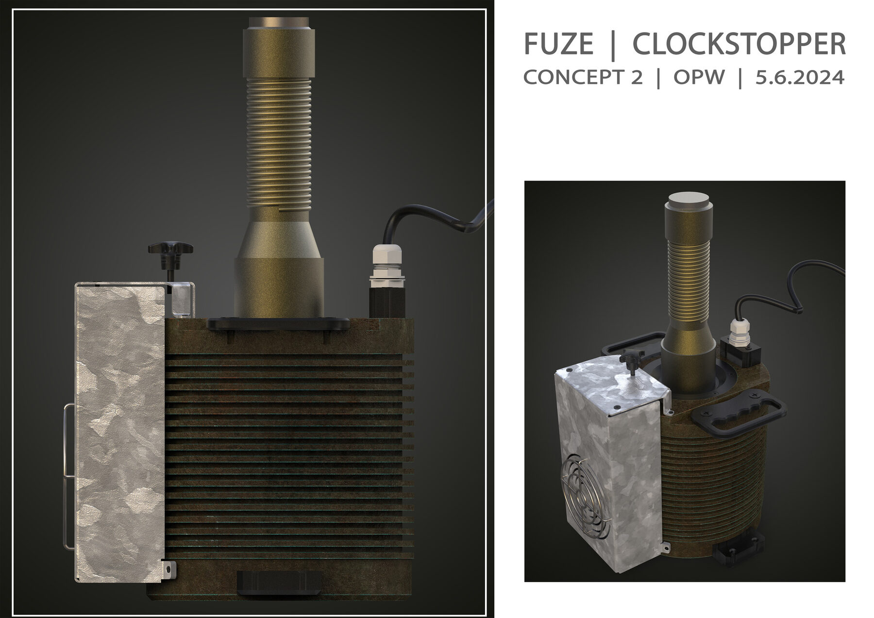 Clockstopper, concept 2