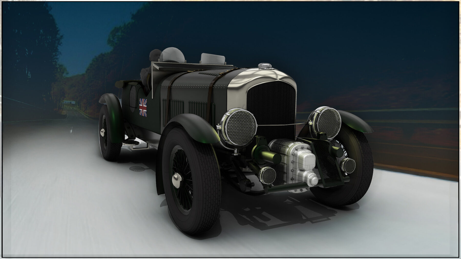 Blower Bentley, composite render