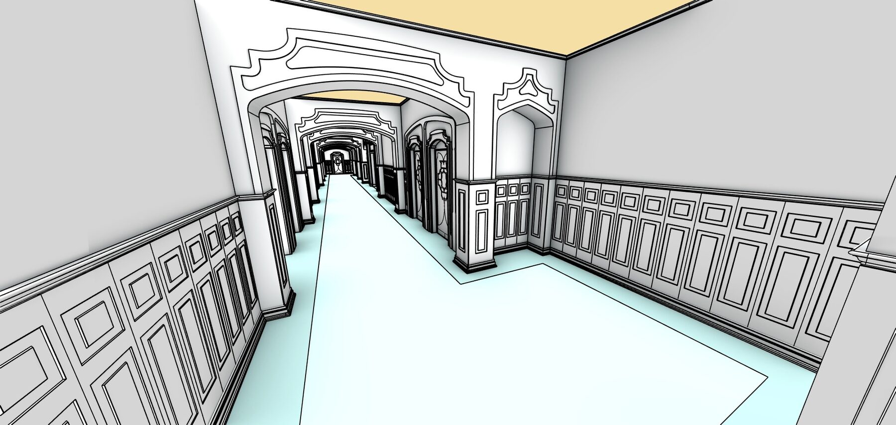 Corridor. <em>A Gentleman In Moscow</em>, 2022