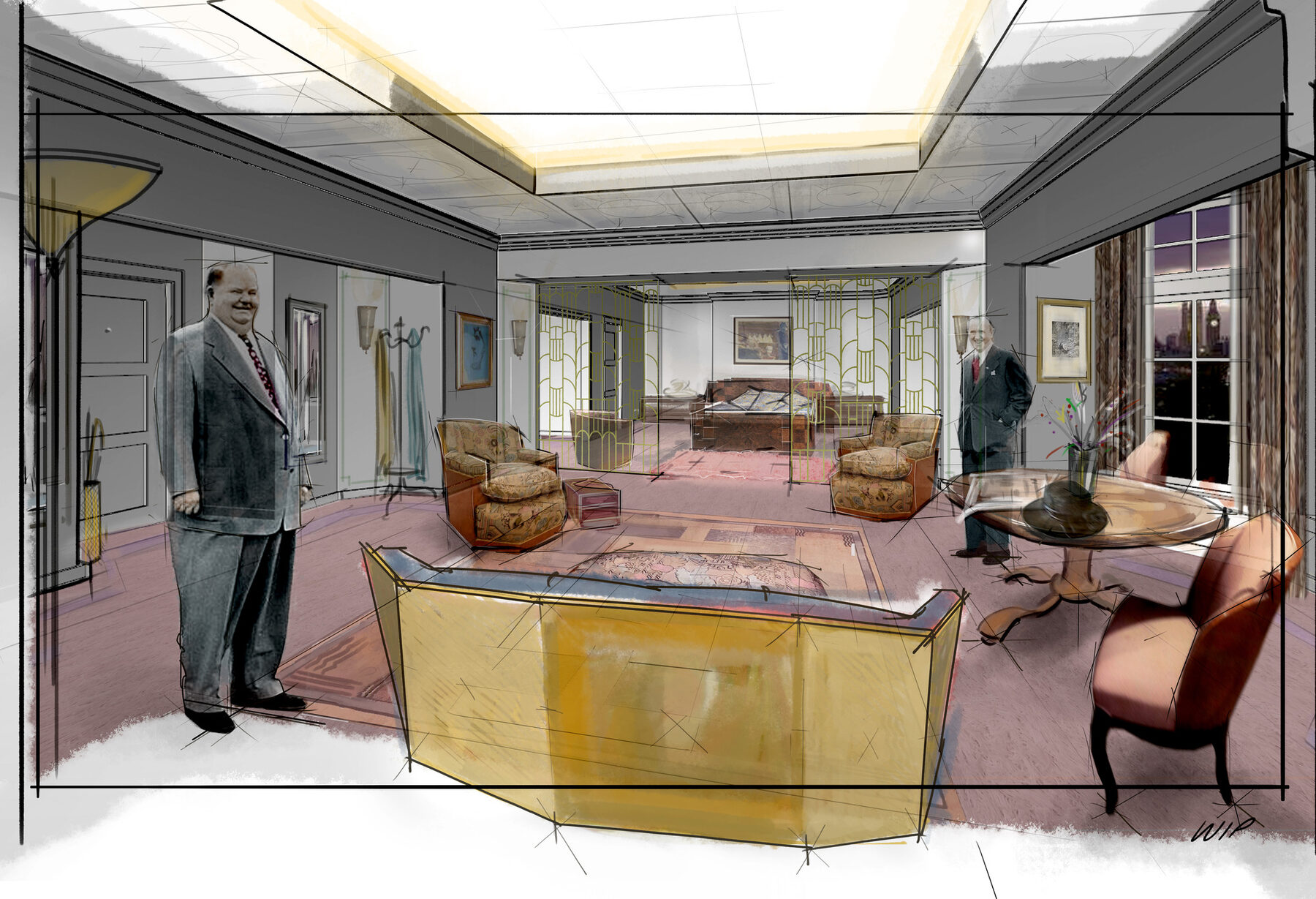 Savoy hotel room